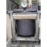 Body for induction furnace, capacity 1 t, INDUCTOTHERM, without control